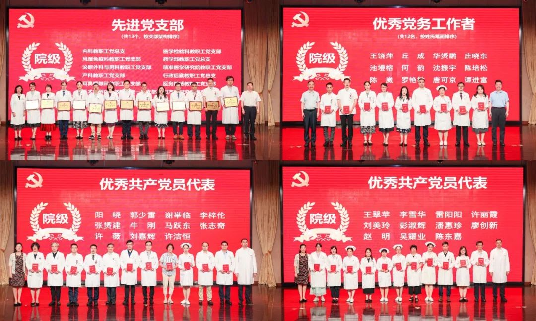 ▲医院党委对13个院级先进党支部，12名院级优秀党务工作者、126名院级优秀共产党员予以表彰.jpg